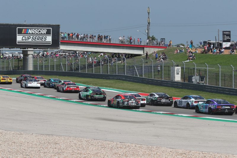 Mar 26, 2023; Austin, Texas, USA;  A general overview of the NASCAR Cup Series EchoPark Automotive Grand Prix at the Circuit of the Americas. Credit: Michael C. Johnson