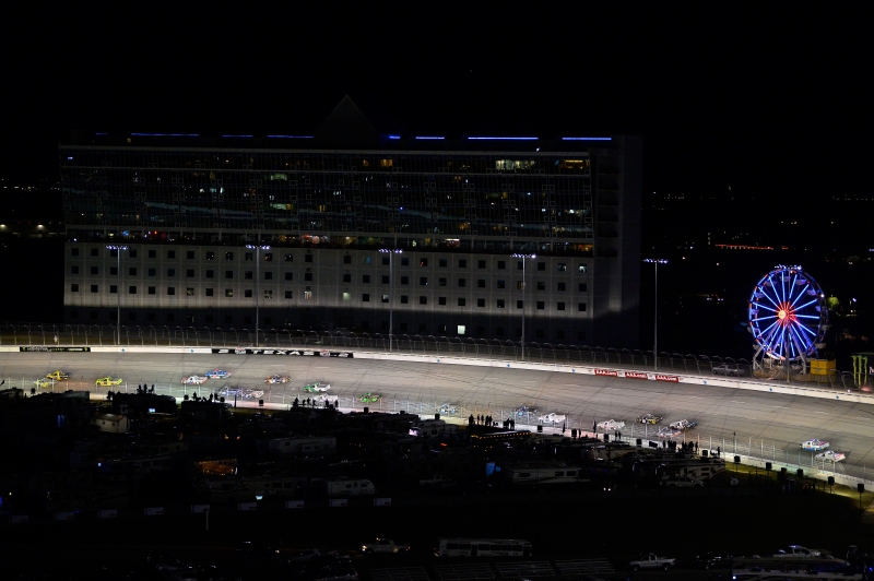 during the NASCAR Camping World Truck Series JAG Metals 350 at Texas Motor Speedway on November 2, 2018 in Fort Worth, Texas.