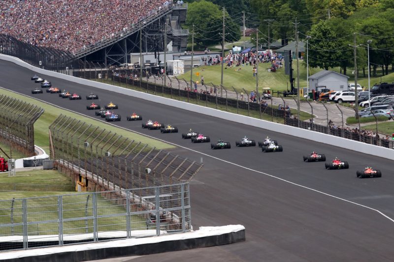 May 28, 2023; Speedway, IN, USA;  Lap 1 of the 107th Indianapolis 500 by Gainbridge at the Indianapolis Motor Speedway; Credit: Michael C. Johnson