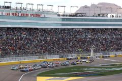 A general view of race during the NASCAR Cup Series Pennzoil 400 at Las Vegas Motor Speedway on March 06, 2022 in Las Vegas, Nevada. (Photo by Dylan Buell/Getty Images)