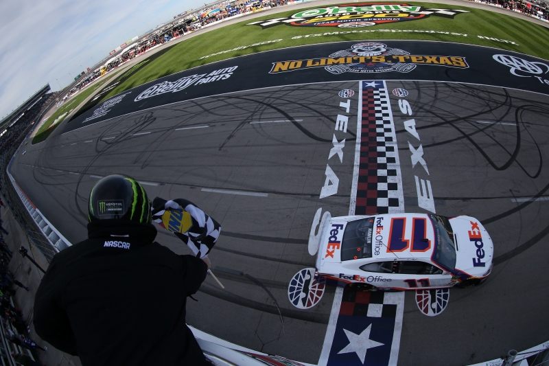 during the Monster Energy NASCAR Cup Series O'Reilly Auto Parts 500 at Texas Motor Speedway on March 31, 2019 in Fort Worth, Texas.